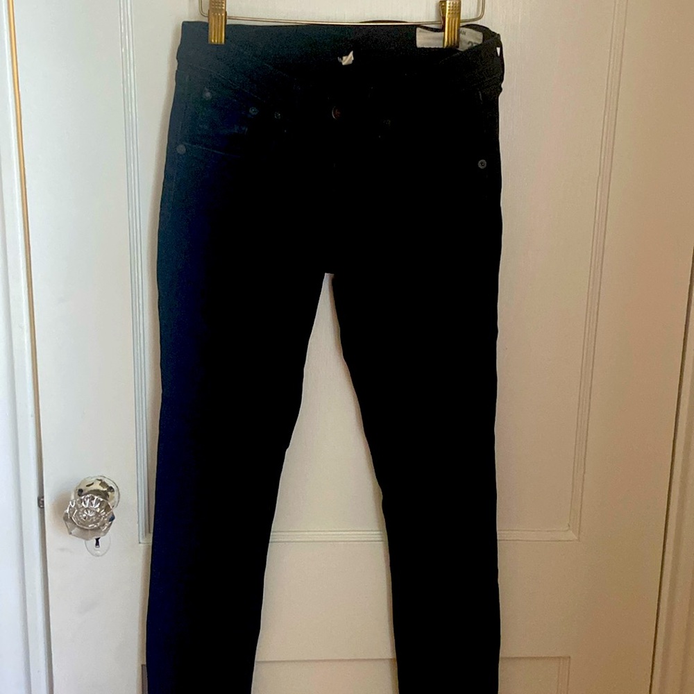 Rag and bone black skinny jeans